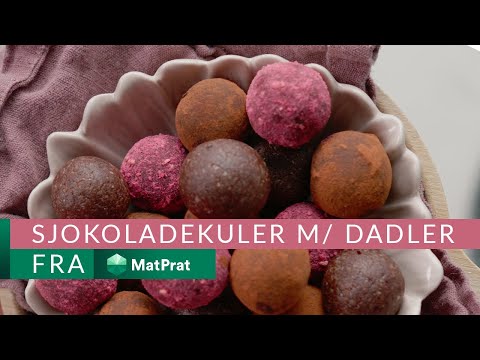 Sjokoladekuler med dadler - sunt og godt | MatPrat