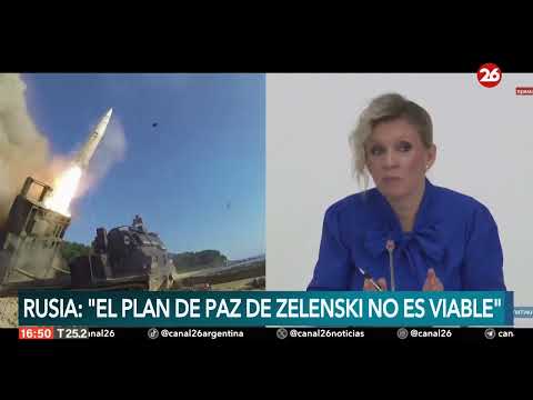 RUSIA afirma que el plan de paz de Zelenski no es viable