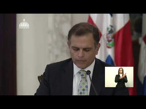 Rueda de Prensa del Presidente Luis Abinader junto al Ministro de Hacienda y el Director de Presupue