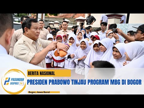 Presiden Prabowo Tinjau Program MBG di Bogor