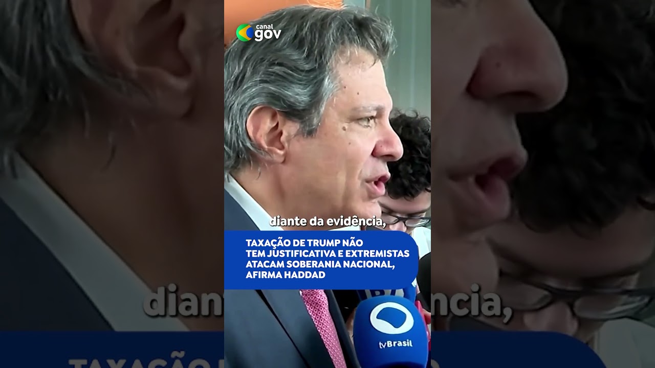 HADDAD DEFENDE SOBERANIA NACIONAL CONTRA TAXAS DE TRUMP | haddad trump lula eua