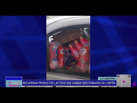 La Libertad: recuperan productos lácteos que habían sido robados en Chepén