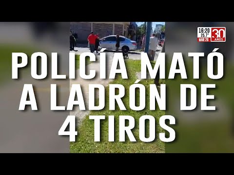 Un policía retirado mató a un delincuente en Avellaneda