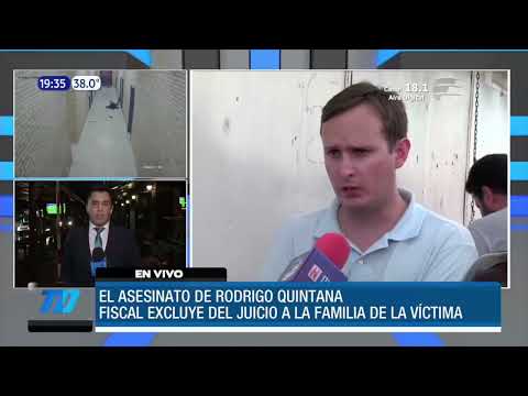 Asesinato de Rodrigo Quintana: fiscal excluye del juicio a la familia de la víctima