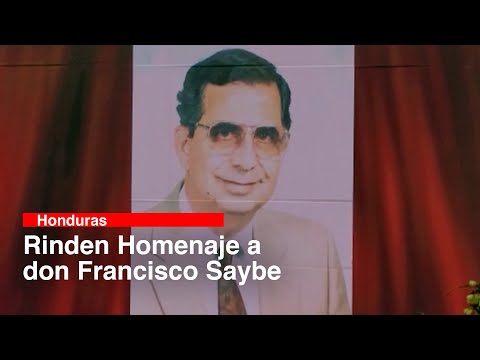 Rinden Homenaje a don Francisco Saybe