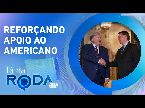 Bolsonaro diz estar ALINHADO com GOVERNO Trump | TÁ NA RODA