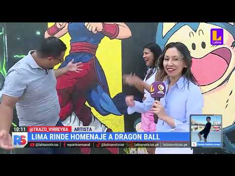 Lima rinde homenaje a Dragon Ball y Akira Toriyama con mural de 110 metros de largo