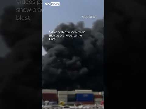 Massive explosion at Iranian port