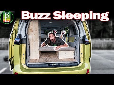 Sleeping a night in the VW Id Buzz