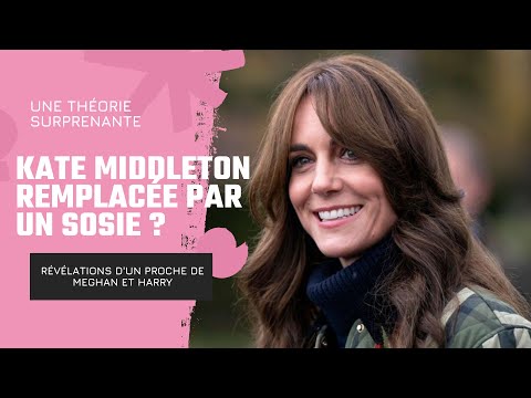 Une The?orie choc : Kate Middleton remplace?e par un sosie selon un proche de Meghan et Harry