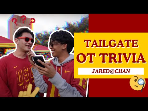 JARED AT CHAN: Tailgate Trivia @ Rivalry Game