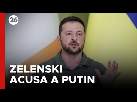 UCRANIA | Zelenski acusó a Putin de intentar desviar la culpa del atentado