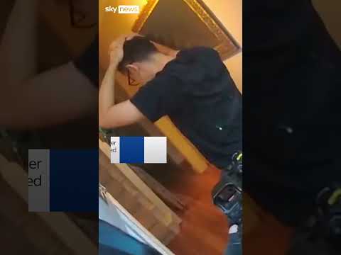 Moment beach killer is arrested