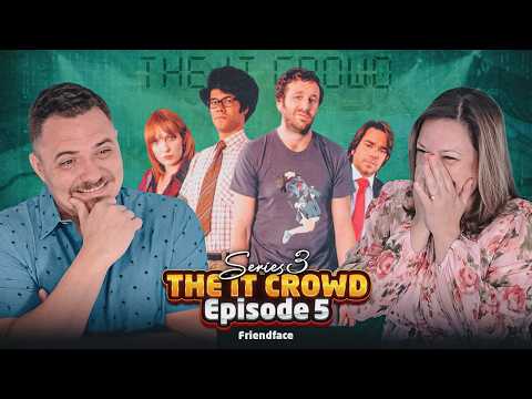 Jen Is OBSESSED With Friendface! 🤣 Americans React to The IT Crowd S3E5