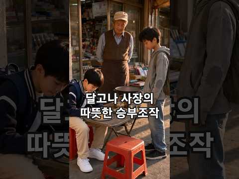 달고나 사장의 따뜻한 승부조작 #반전 #사이다 #재밌는