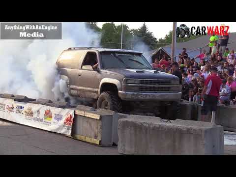 Chevy Mud Truck Makes Smoke Show At Rod Benders Burnout Competition