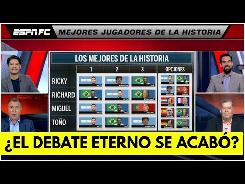 EL MEJOR DE TODOS LOS TIEMPOS. Messi, Cristiano Ronaldo, Maradona, Pelé ¿Ganó LEO? | ESPN FC