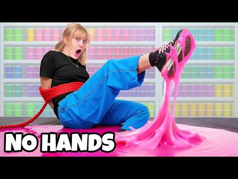 Making Slime But You Can't Use Your Hands