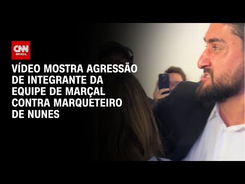 ​Vídeo mostra agressão de integrante da equipe de Marçal contra marqueteiro de Nunes | CNN BRASIL