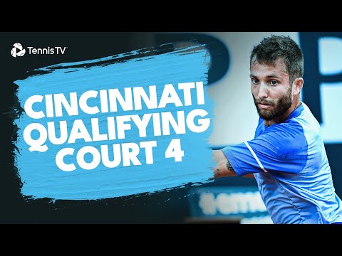 Martinez vs Kovacevic: Court 4 Cincinnati Open 2024 Qualifying