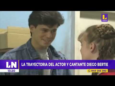 #EsNoticiaAhora  La trayectoria del actor y cantante Diego Bertie
