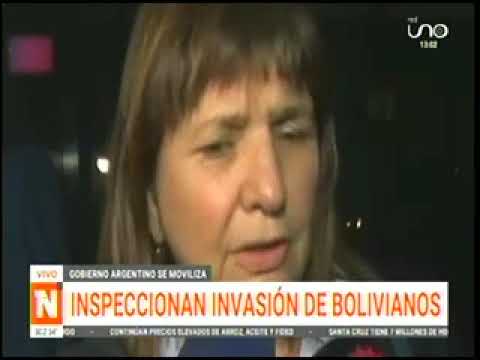 05102024   GOBIERNO ARGENTINO INSPECCIONA INVASION DE BOLIVIANOS A SALTA   UNO