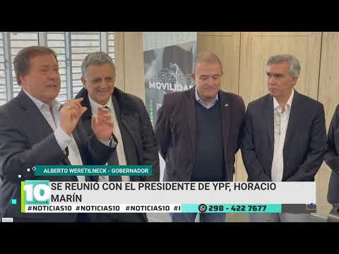 El Gobernador de Río Negro se reunió con el presidente de YPF, Horacio Marín