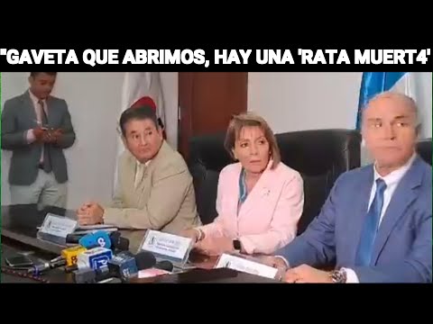 MINISTRA REVELA QUE GAVETA QUE ABRIMOS, HAY UNA 'RATA MUERT4' GUATEMALA.