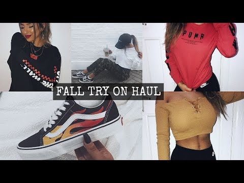 FALL TRY ON CLOTHING HAUL 2017