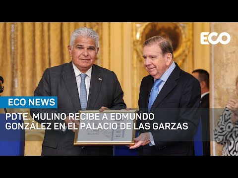 Presidente Mulino recibe al líder opositor venezolano Edmundo González | #EcoNews