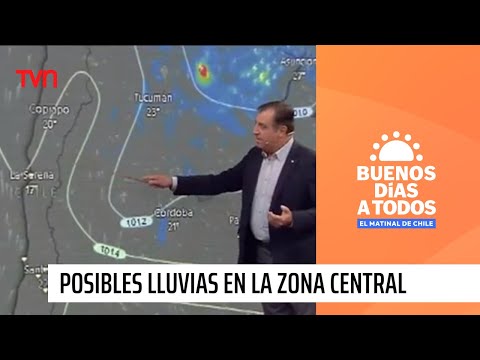 Iván Torres nos actualiza sobre las posibles lluvias para este sábado en la zona central El tiempo