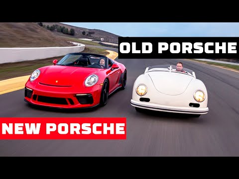 Porsche 356 America Roadster vs 2019 Porsche Speedster?Old vs New! | MotorTrend