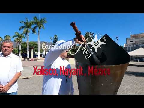 Caravana por la Paz | Despedida Antorcha Padre José Carmen. Parroquia de San Cayetano. Xalisco, Nay.