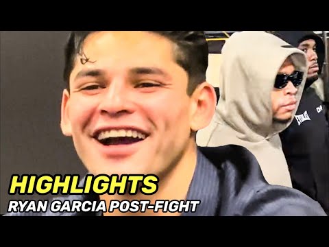 Highlights | ryan garcia “shock the world” post-fight vs devin haney • what’s next for both