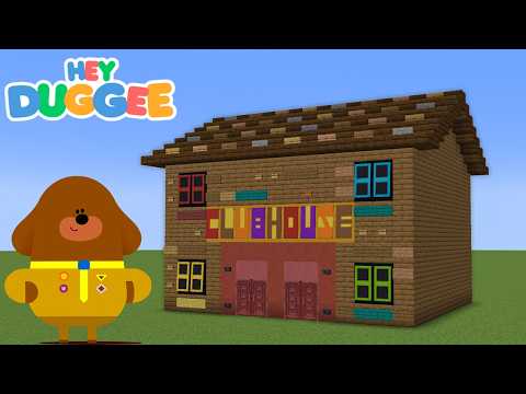 How to Build the Hey Duggee Clubhouse In Minecraft "Hey Duggee" Tutorial