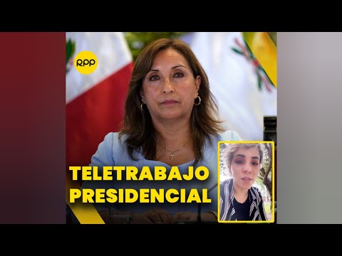 Teletrabajo presidencial: ¿Es viable este proyecto presentado por la presidenta Boluarte?