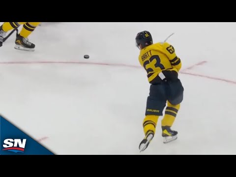 William Nylander Steals Puck and Sets Up Jesper Bratt For Slick Goal vs. USA