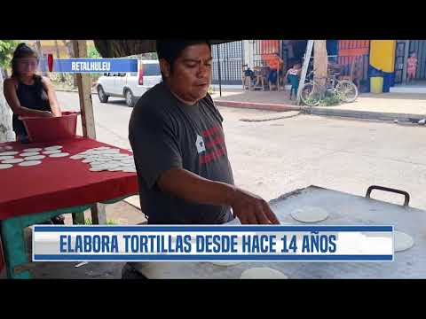 Conozca la historia de Jorge Barrios, quien se dedica hacer tortillas para mantener a su familia