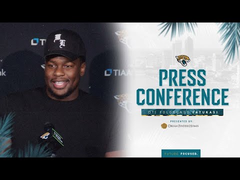 Fatukasi: "I’m very happy." | Intro Press Conference | Jacksonville Jaguars video clip 
