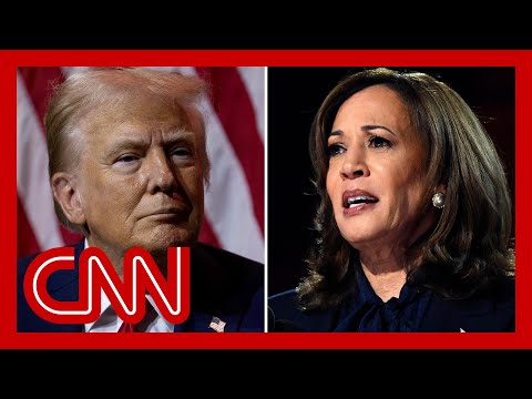 Hear Trump’s response after Harris said he’s a threat to democracy