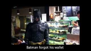 Batman Drinking Coffee at Starbucks - YouTube