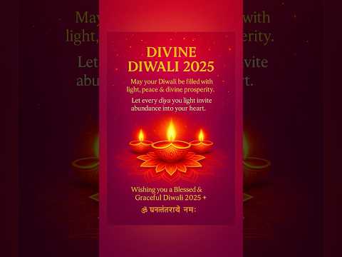 Light. Grace. Prosperity.That’s what this Diwali is all about. ✨🪔#DivineDiwali2025 #PositiveEnergy