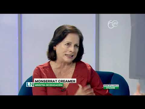 Monserrat Creamer habla sobre la situación actual del sector educativo