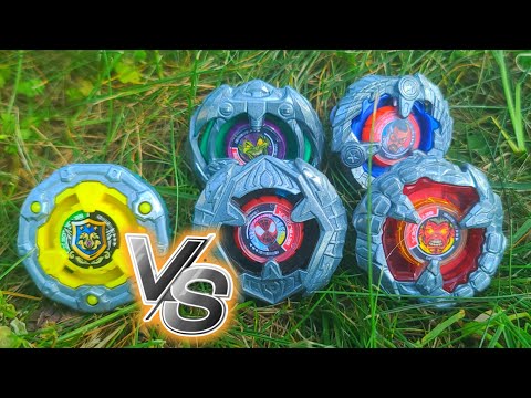 MARVEL 2! Rampart Aegis Vs Miles Morales, Green Goblin, Captain America, Red Hulk! Beyblade X Battle
