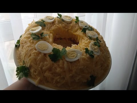 Салат у формі кільця який здивує всіх гостей 🥗 Festive Salad