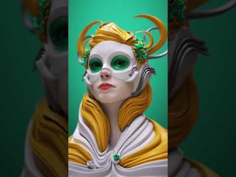 Before or After? 👀 ZBrush sculpt rendered in Cinema4D with Octane #digitalart #zbrush