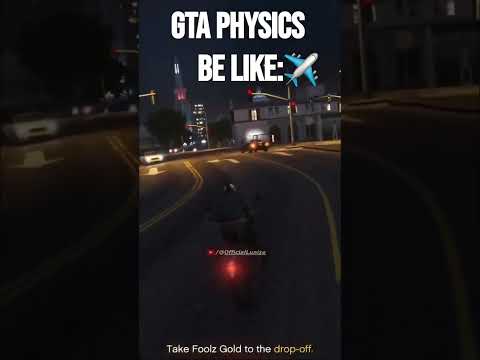 GTA 5 Physics Are Perfectly Balanced 🤌 #Shorts #GTA5 #Gaming