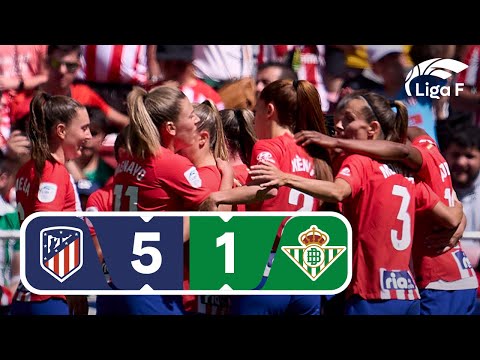 Resumen del Atlético de Madrid vs Real Betis Féminas | Jornada 24 | Liga F