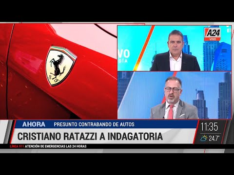 Cristiano Ratazzi citado a indagatoria por presunto contrabando de autos de alta gama