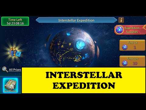 LORDS MOBILE - INTERSTALLAR EXPEDITION - Extraordinary rewards !!!